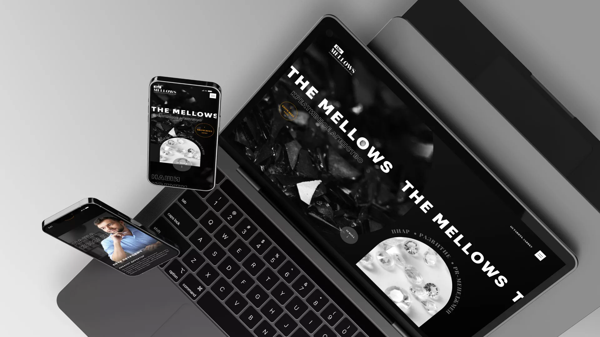 Разработка сайта креативного агентства «The Mellows» в Каменногорске