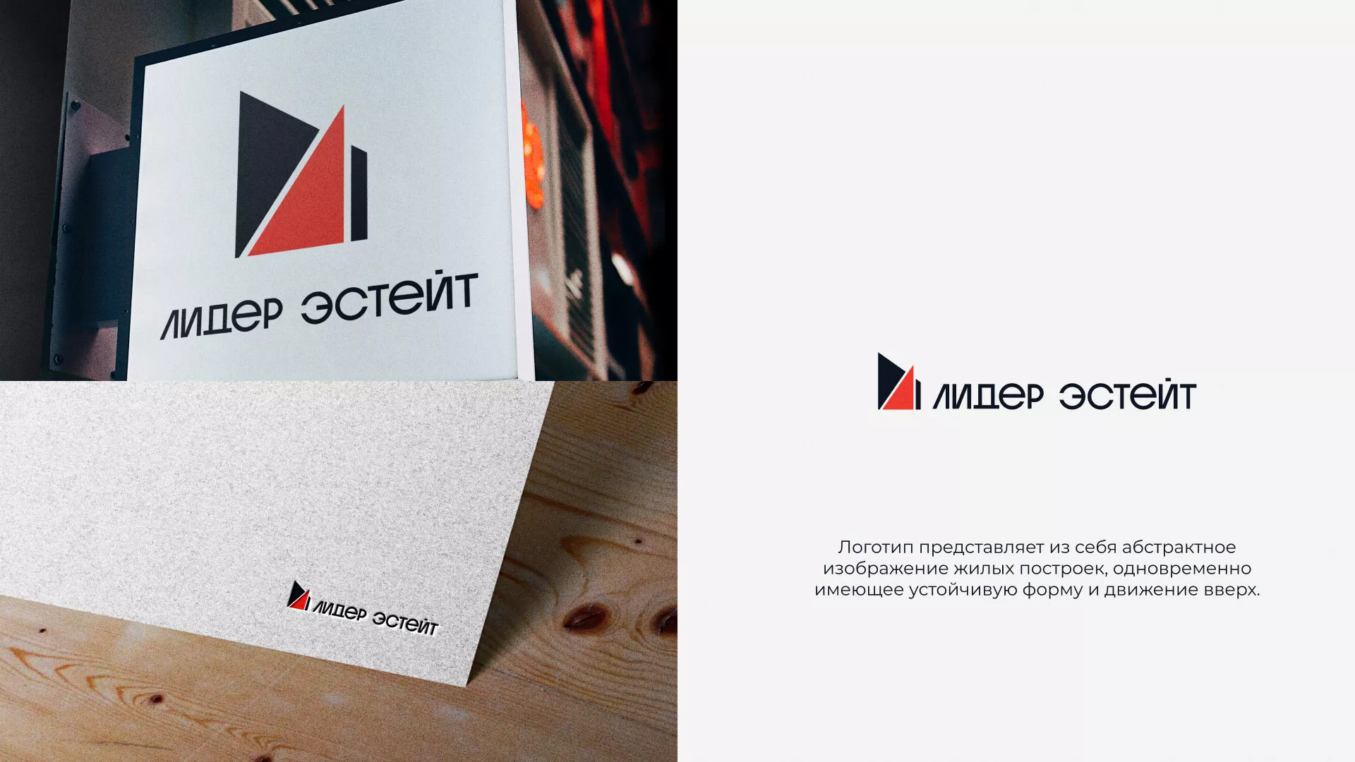 Сделали логотип для агентства недвижимости «Лидер Эстейт» в Каменногорске